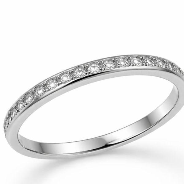 Кольцо серебряное дорожка с фианитами Silver Style 18 р. (10091.12 sku:2300102538400) 10091.12 фото