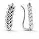 Серьги-каффы серебряные Колосок без камней Silver Style (25580.00 sku:2300104237394) 25580.00 фото 2