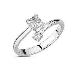 Кольцо серебряное фантазия с фианитами Silver Style 18 р. (11831.44 sku:2300104264437) 11831.44 фото