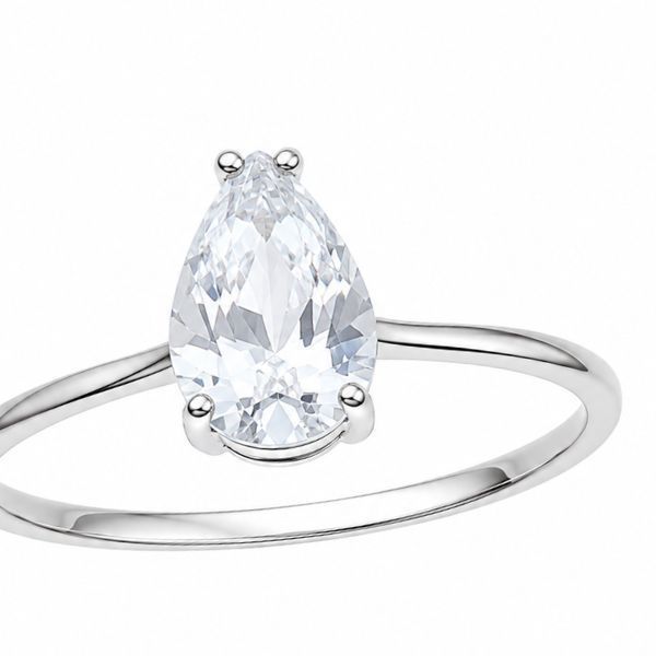 Кольцо серебряное Фантазия с фианитом Silver Style 17.5 р. (11851.69 sku:2300104069216) 11851.69 фото