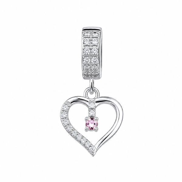 Підвіска срібна Серце з фіанітом Silver Style (501712.20 sku:2300103427819) 501712.20 фото