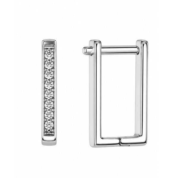 Сережки срібні Фантазія з фіанітами Silver Style (24261.12 sku:2300104298722) 24261.12 фото