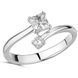 Каблучка срібна фантазія з фіанітами Silver Style 18 р. (11831.44 sku:2300103898770) 11831.44 фото 1