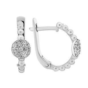 Серьги серебряные фантазия с россыпью Silver Style (20751.12 sku:2300103862702) 20751.12 фото
