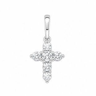 Хрестик срібний з фіанітами Silver Style (42601.30 sku:2300104335595) 42601.30 фото