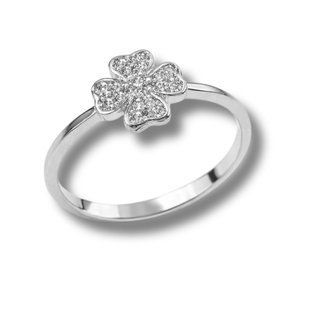 Кольцо серебряное фантазия с фианитами Silver Style 17.5 р. (11791.12 sku:2300103962907) 11791.12 фото