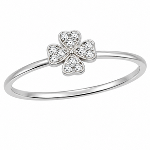 Каблучка срібна фантазія з фіанітами Silver Style 17.5 р. (11791.12 sku:2300103953486) 11791.12 фото