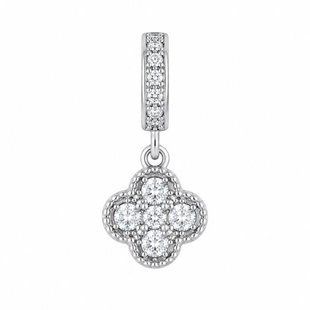 Подвес серебряный Клевер с фианитом Silver Style (50351.25 sku:2300103338962) 50351.25 фото