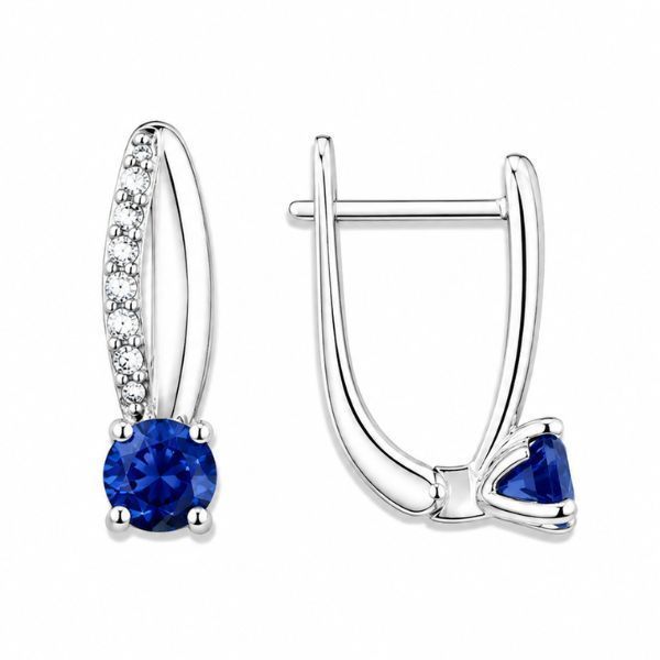 Серьги серебряные Фантазия с фианитами Silver Style (20265.40 sku:2300103766857) 20265.40 фото