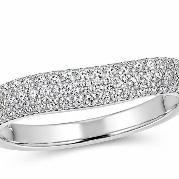 Кольцо серебряное дорожка с фианитами Silver Style 16 р. (11031.12 sku:2300103267569) 11031.12 фото