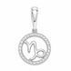 Подвес серебряный Козерог с фианитами Silver Style (4.10Козеріг sku:2300104360986) 4.10Козеріг фото 1