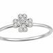 Каблучка срібна фантазія з фіанітами Silver Style 17.5 р. (11791.12 sku:2300103953486) 11791.12 фото 2