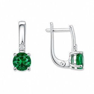 Серьги серебряные Фантазия с фианитами Silver Style (20554.50 sku:2300103921249) 20554.50 фото