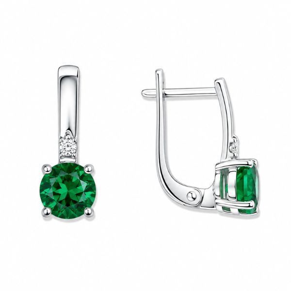 Сережки срібні Фантазія з фіанітами Silver Style (20554.50 sku:2300103921249) 20554.50 фото