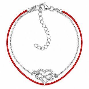 Браслет серебряный Сердце с фианитами Silver Style 16-20 р. (80771.49.10 sku:2300104366117) 80771.49.10 фото