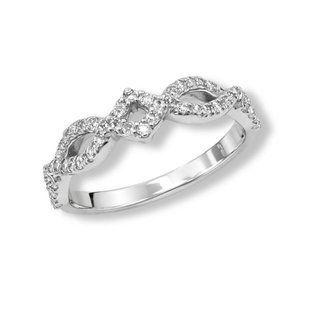 Кольцо серебряное фантазия с фианитами Silver Style 17.5 р. (10521.12 sku:2300103653669) 10521.12 фото
