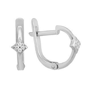 Серьги серебряные с фианитами Silver Style (21041.10 sku:2300103611683) 21041.10 фото