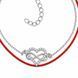 Браслет срібний Серце з фіанітами Silver Style 16-20 р. (80771.49.10 sku:2300104366117) 80771.49.10 фото 2