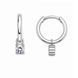 Серьги-кольца (конго) серебряные с фианитами Silver Style (25111.40 sku:2300103946631) 25111.40 фото 1