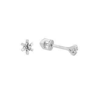 Серьги-пусеты (гвоздики) серебряные с фианитами Silver Style (30391.30 sku:2300103495702) 30391.30 фото