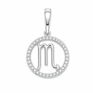 Підвіска срібна Скорпіон з фіанітом Silver Style (4.10Скорпіон sku:2300104361709) 4.10Скорпіон фото