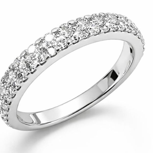Кольцо серебряное дорожка с фианитами Silver Style 20 р. (10961.17 sku:2300102574552) 10961.17 фото