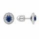 Серьги-пусеты (гвоздики) серебряные с россыпью Silver Style (30055.30 sku:2300104320737) 30055.30 фото 2