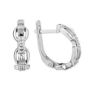 Серьги серебряные фантазия с россыпью Silver Style (20931.10 sku:2300104235178) 20931.10 фото