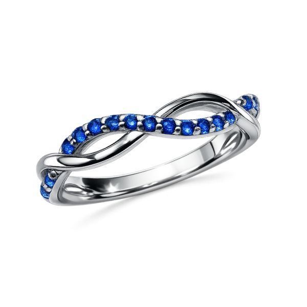 Кольцо серебряное фантазия с фианитами Silver Style 17 р. (10215.12 sku:2300103307593) 10215.12 фото