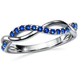 Кольцо серебряное фантазия с фианитами Silver Style 17 р. (10215.12 sku:2300103307593) 10215.12 фото 1