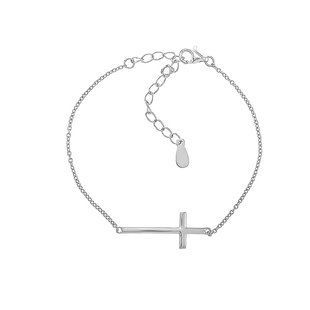 Браслет серебряный Крест без камней Silver Style 15 р. (550063 sku:4200005101085) 550063 фото