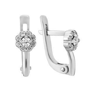 Серьги серебряные фантазия с россыпью Silver Style (20581.20 sku:2300104238797) 20581.20 фото