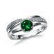 Кольцо серебряное фантазия с фианитами Silver Style 16 р. (10634.50 sku:2300102784081) 10634.50 фото 2