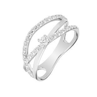 Кольцо серебряное фантазия с россыпью Silver Style 16 р. (10131.30 sku:2300104154271) 10131.30 фото