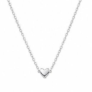 Кольє срібне Серце без каменів Silver Style (90220.00 sku:2300103993444) 90220.00 фото