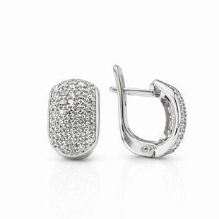 Серьги серебряные фантазия с россыпью Silver Style (20601.12 sku:2300103759675) 20601.12 фото