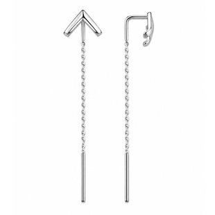 Серьги-протяжки серебряные без камней Silver Style (33830.00 sku:2300104228583) 33830.00 фото