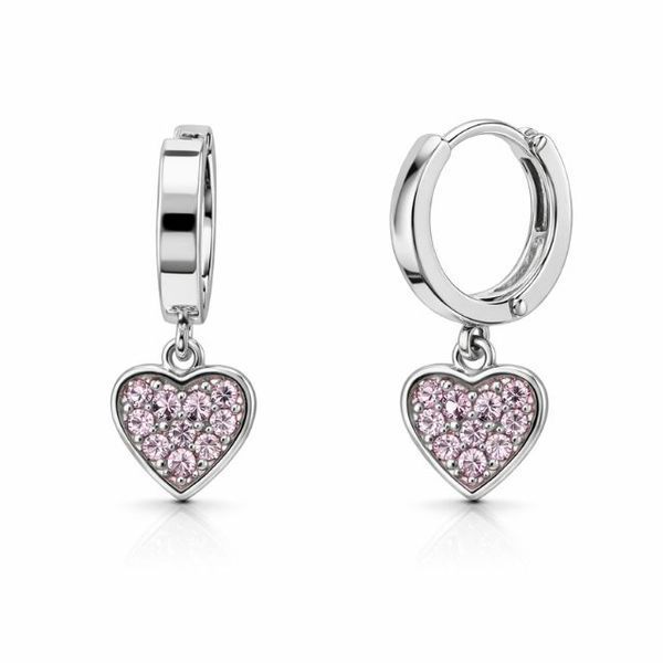 Серьги серебряные Сердце с фианитами Silver Style (212112.15 sku:2300103919987) 212112.15 фото