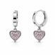 Серьги серебряные Сердце с фианитами Silver Style (212112.15 sku:2300103919987) 212112.15 фото 2