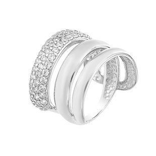 Кольцо серебряное фантазия с россыпью Silver Style 15 р. (КВ2407 sku:4443006862269) КВ2407 фото