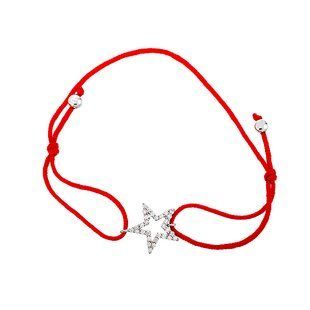 Браслет на нити шамбола Звезда с фианитами Silver Style (4138-к sku:4000018799879) 4138-к фото