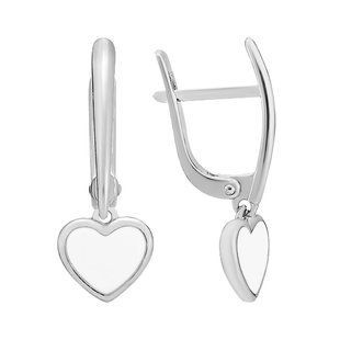 Серьги серебряные Сердце с эмалью Silver Style (217820.00 sku:2300103541119) 217820.00 фото