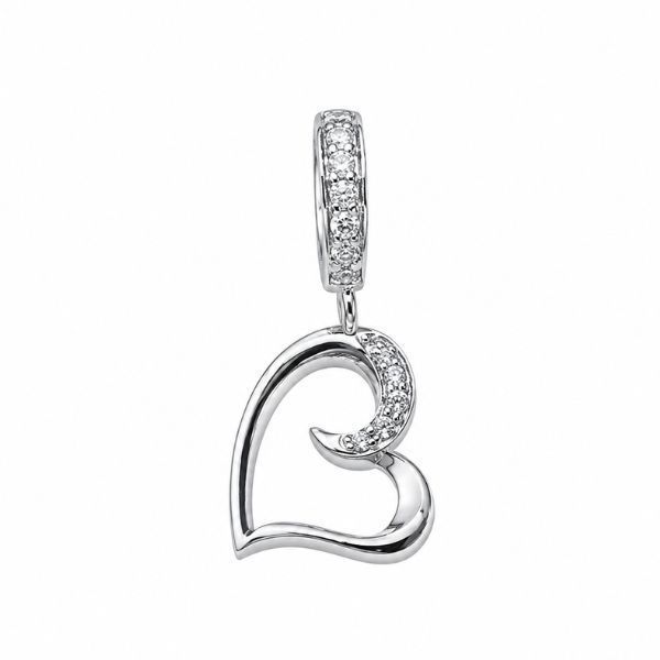 Підвіска срібна Серце з фіанітом Silver Style (508112.12 sku:2300103511884) 508112.12 фото