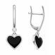 Сережки срібні Серце з емаллю Silver Style (217821.00 sku:2300104198848) 217821.00 фото 2