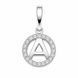 Підвіска срібна літера А з фіанітами Silver Style (42541.12 sku:2300104346294) 42541.12 фото 2