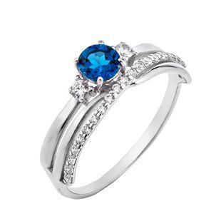 Кольцо серебряное с фианитами Silver Style 16 р. (10746.50 sku:2300102802983) 10746.50 фото