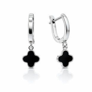 Серьги серебряные Клевер с эмалью Silver Style (223921.00 sku:2300104198930) 223921.00 фото