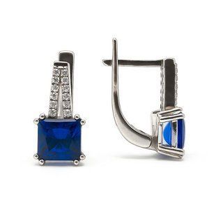 Серьги серебряные Фантазия с фианитами Silver Style (24635.66 sku:2300104194994) 24635.66 фото