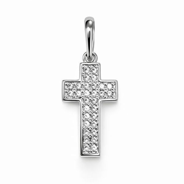 Подвес серебряный фантазия с россыпью Silver Style (41621.12 sku:2300103063734) 41621.12 фото