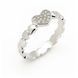 Каблучка срібна Серце з фіанітами Silver Style 17 р. (11711.10 sku:2300103898251) 11711.10 фото 2